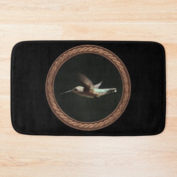 Item preview, Ruby-Throated Hummingbird Photography in Celtic Circle Frame 11 designed and sold by Swabcraft.