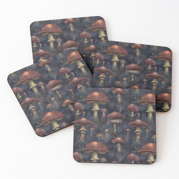 Item preview, Mystic Mushroom Forest Dark Academia Vibes designed and sold by EarthyTones.