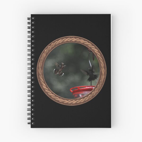 Item preview, Ruby-Throated Hummingbird Photography in Celtic Circle Frame 14 designed and sold by Swabcraft.
