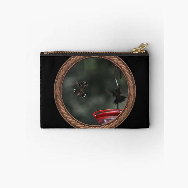 Item preview, Ruby-Throated Hummingbird Photography in Celtic Circle Frame 14 designed and sold by Swabcraft.