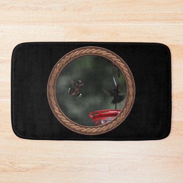 Item preview, Ruby-Throated Hummingbird Photography in Celtic Circle Frame 14 designed and sold by Swabcraft.