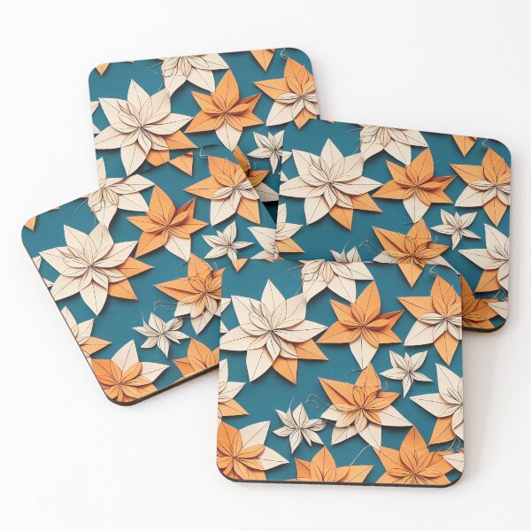 Item preview, Winter Flowers CraftPaper 2 designed and sold by PinetumDesigns.