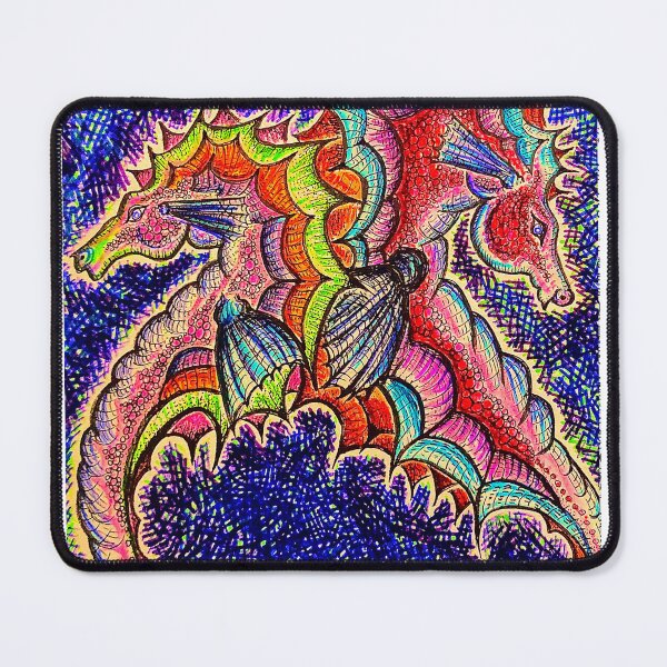 Item preview, Rainbow Seahorses designed and sold by Doodle Mind Journeys.