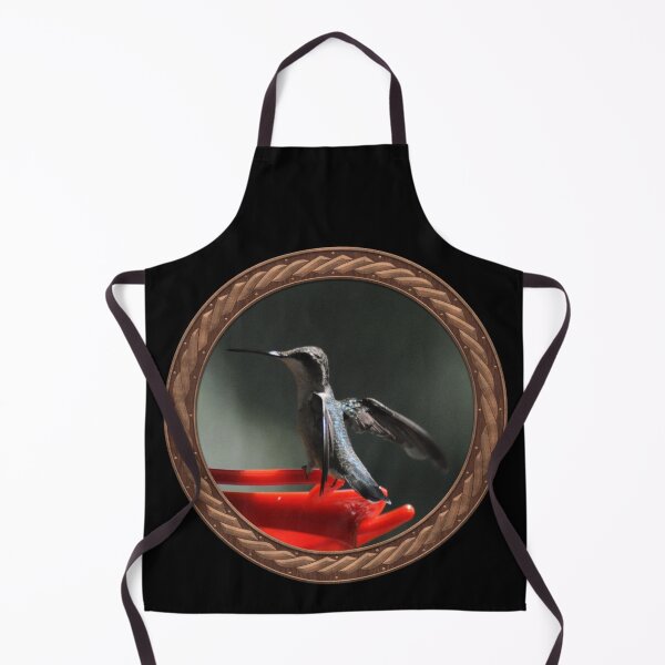 Item preview, Ruby-Throated Hummingbird Photography in Celtic Circle Frame 15 designed and sold by Swabcraft.