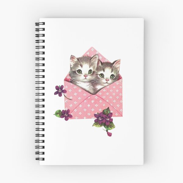 Item preview, Coquette Vintage Cats in love letter designed and sold by Pixiedrop.