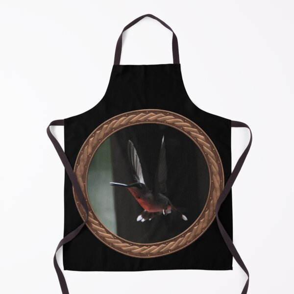Item preview, Ruby-Throated Hummingbird Photography in Celtic Circle Frame 16 designed and sold by Swabcraft.