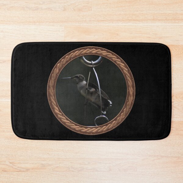 Item preview, Ruby-Throated Hummingbird Photography in Celtic Circle Frame 17 designed and sold by Swabcraft.
