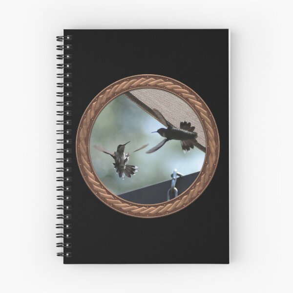 Item preview, Ruby-Throated Hummingbird Photography in Celtic Circle Frame 18 designed and sold by Swabcraft.