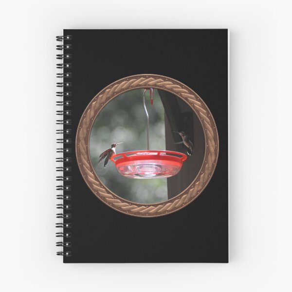 Item preview, Ruby-Throated Hummingbird Photography in Celtic Circle Frame 19 designed and sold by Swabcraft.