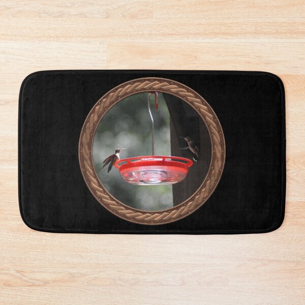 Item preview, Ruby-Throated Hummingbird Photography in Celtic Circle Frame 19 designed and sold by Swabcraft.