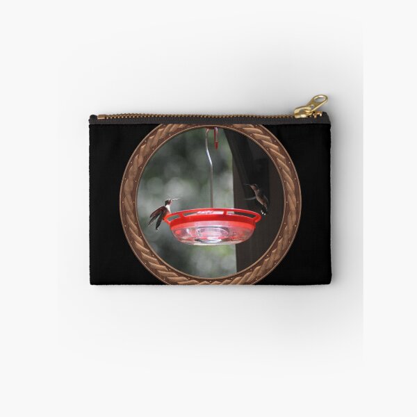 Item preview, Ruby-Throated Hummingbird Photography in Celtic Circle Frame 19 designed and sold by Swabcraft.