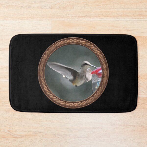 Item preview, Ruby-Throated Hummingbird Photography in Celtic Circle Frame 20 designed and sold by Swabcraft.