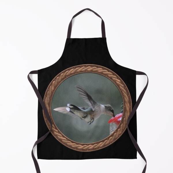 Item preview, Ruby-Throated Hummingbird Photography in Celtic Circle Frame 21 designed and sold by Swabcraft.