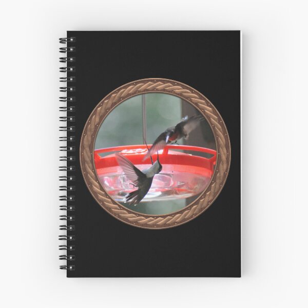 Item preview, Ruby-Throated Hummingbird Photography in Celtic Circle Frame 23 designed and sold by Swabcraft.