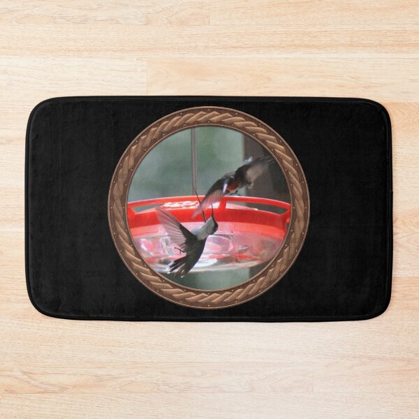 Item preview, Ruby-Throated Hummingbird Photography in Celtic Circle Frame 23 designed and sold by Swabcraft.