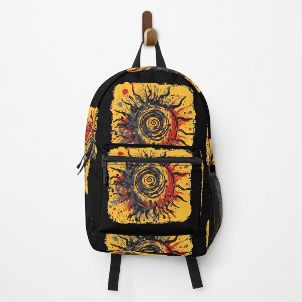 Item preview, Heliocentric Number 17 Retro Modern Art Sun Design in the style of Jackson Pollock designed and sold by Symbologee.