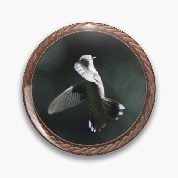 Item preview, Ruby-Throated Hummingbird Photography in Celtic Circle Frame 25 designed and sold by Swabcraft.
