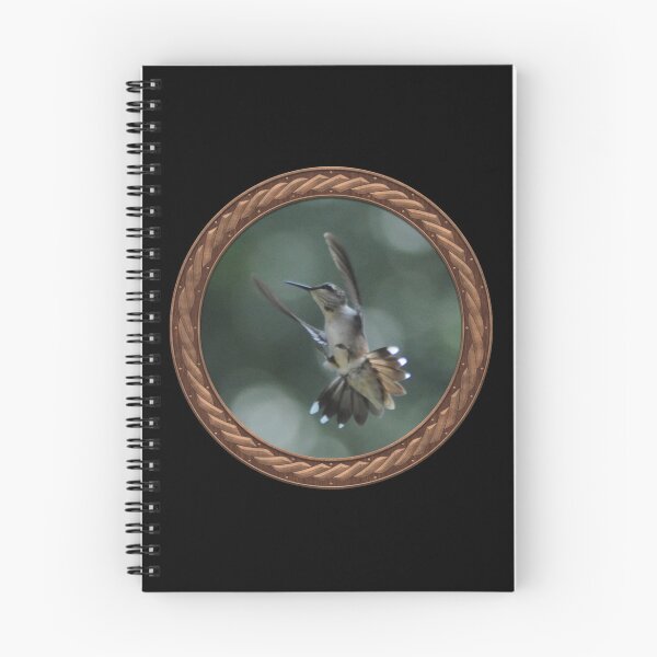 Item preview, Ruby-Throated Hummingbird Photography in Celtic Circle Frame 26 designed and sold by Swabcraft.