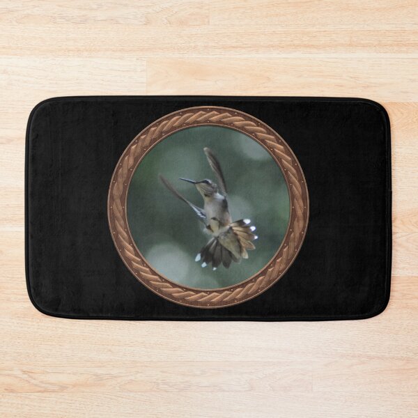 Item preview, Ruby-Throated Hummingbird Photography in Celtic Circle Frame 26 designed and sold by Swabcraft.