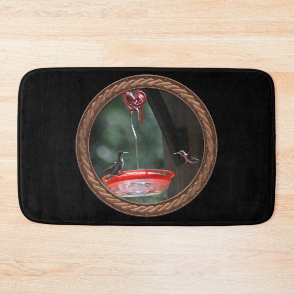 Item preview, Ruby-Throated Hummingbird Photography in Celtic Circle Frame 27 designed and sold by Swabcraft.