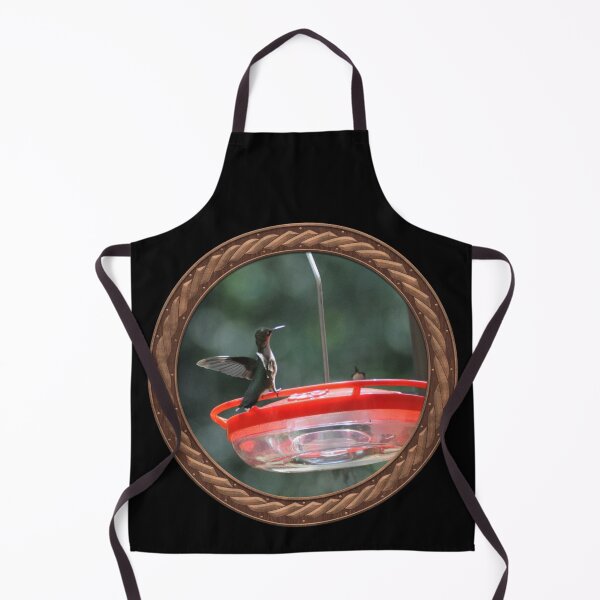 Item preview, Ruby-Throated Hummingbird Photography in Celtic Circle Frame 28 designed and sold by Swabcraft.