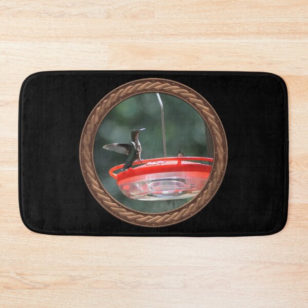 Item preview, Ruby-Throated Hummingbird Photography in Celtic Circle Frame 28 designed and sold by Swabcraft.