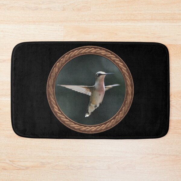 Item preview, Ruby-Throated Hummingbird Photography in Celtic Circle Frame 29 designed and sold by Swabcraft.