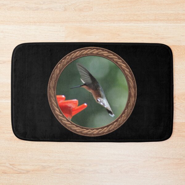 Item preview, Ruby-Throated Hummingbird Photography in Celtic Circle Frame 30 designed and sold by Swabcraft.