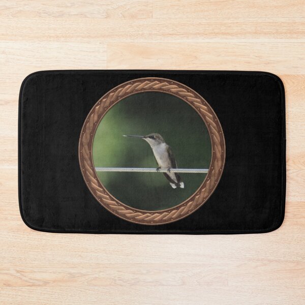 Item preview, Ruby-Throated Hummingbird Photography in Celtic Circle Frame 31 designed and sold by Swabcraft.