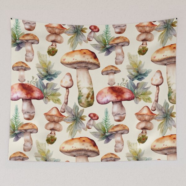 Item preview, Plants and Mushrooms Earthy & Cozy Tones designed and sold by EarthyTones.