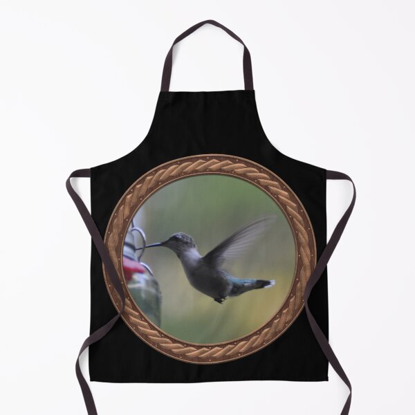 Item preview, Ruby-Throated Hummingbird Photography in Celtic Circle Frame 33 designed and sold by Swabcraft.