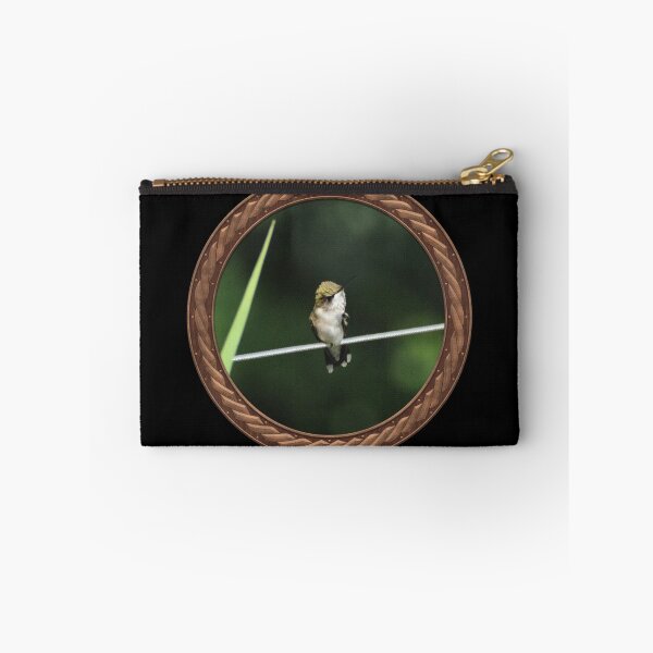 Item preview, Ruby-Throated Hummingbird Photography in Celtic Circle Frame 34 designed and sold by Swabcraft.