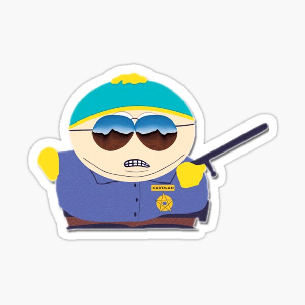 Eric Cartman South park roblox meme face Sticker for Sale by