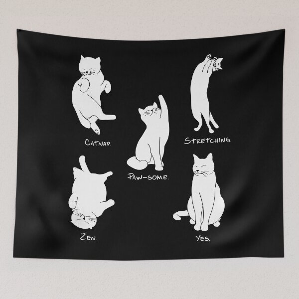 Item preview, Cat Yogas Group 01 | Black designed and sold by Wintre2.