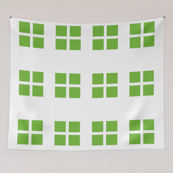 Item preview, Four Green Squares designed and sold by Symbologee.