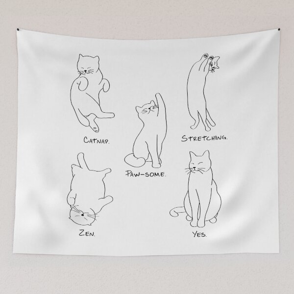 Item preview, Cat Yogas Group 01 | White designed and sold by Wintre2.