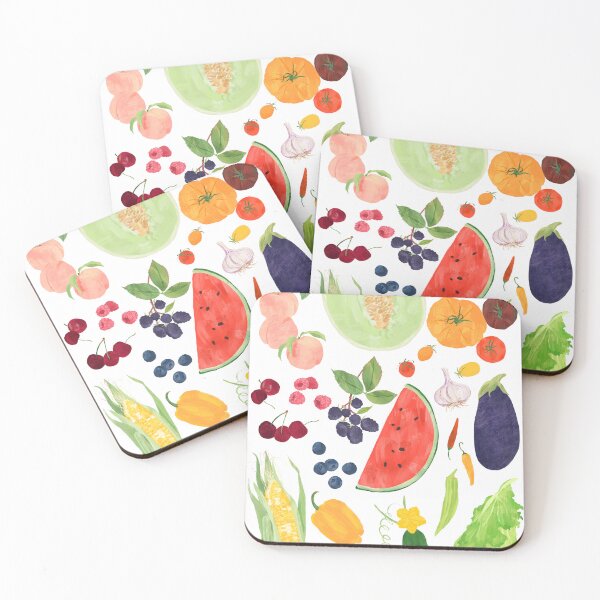 Item preview, Summer Fruits & Vegetables designed and sold by SunLee Art.
