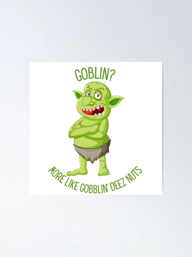 Goblin サイン入りポスター　納豆 Goblin eat hotdog 