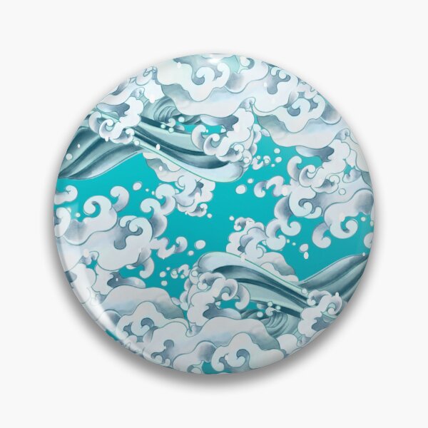 Artikelvorschau, The Great Wave Of Pug Pattern entworfen und verkauft von Nice En.