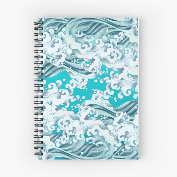 Artikelvorschau, The Great Wave Of Pug Pattern entworfen und verkauft von Nice En.