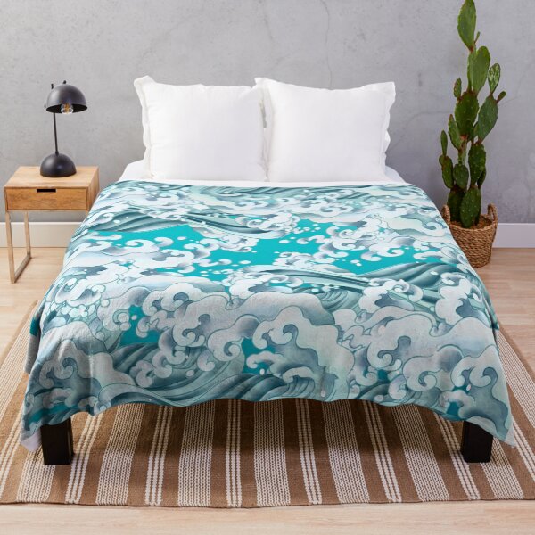Item preview, The Great Wave Of Pug Pattern designed and sold by Nice En.