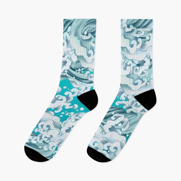 Item preview, The Great Wave Of Pug Pattern designed and sold by Nice En.