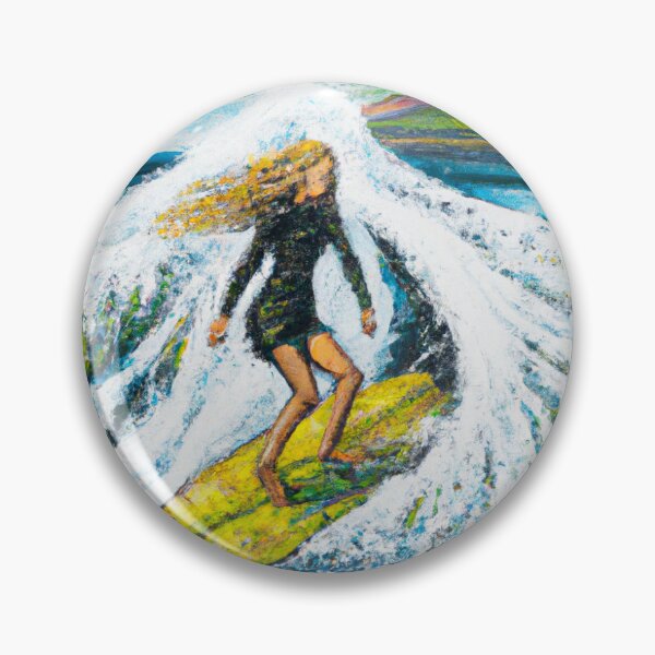 Item preview, Teenage Girl on a wave - Wall Art  designed and sold by Designs by Arbs.