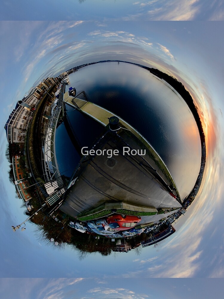 Foyle Marina at Dawn, Stereographic by VeryIreland