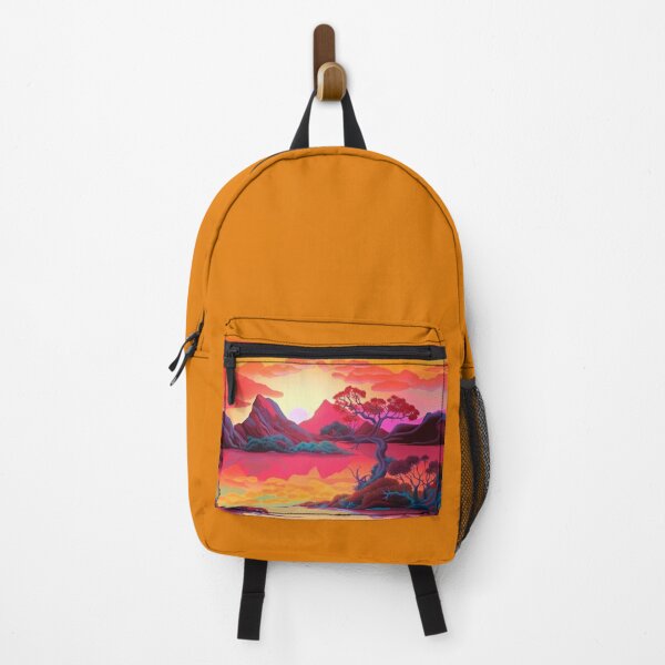Item preview, Landscape - mirror lake - trippy colors designed and sold by shakespeare1212.