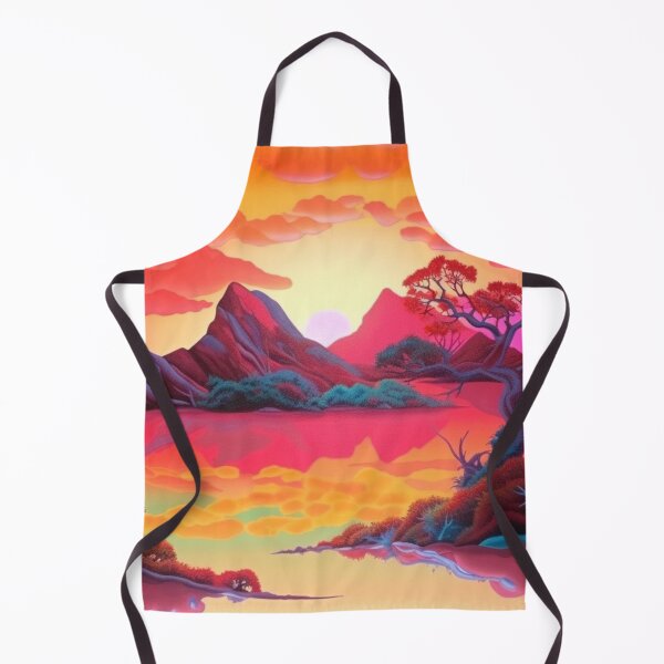 Item preview, Landscape - mirror lake - trippy colors designed and sold by shakespeare1212.