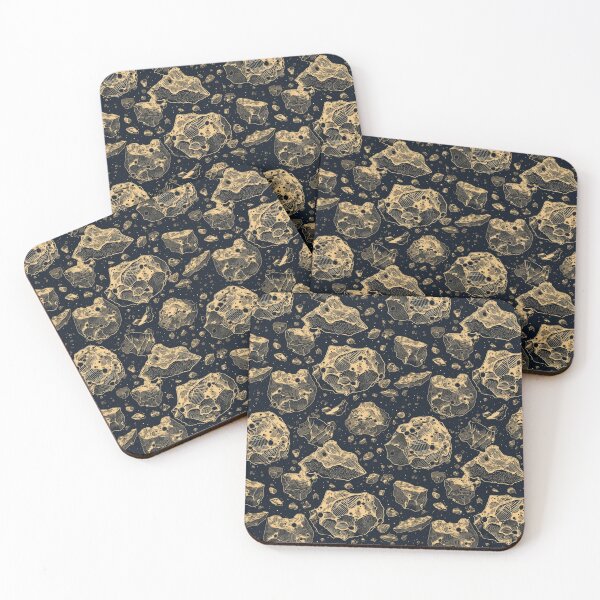 Item preview, Drawn Meteorites Pattern #1 designed and sold by MoodMedley.
