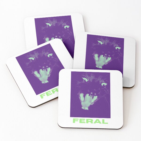 Item preview, Feral Black Cat designed and sold by selahrae.