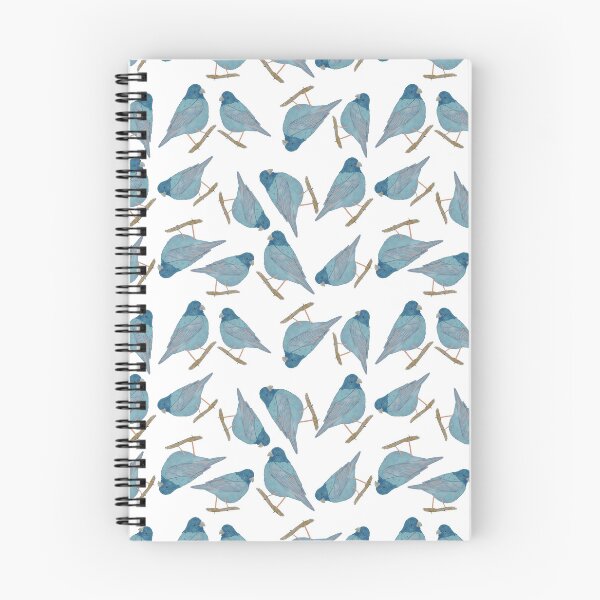 Item preview, Blue bird pattern design designed and sold by DeLislesRT.