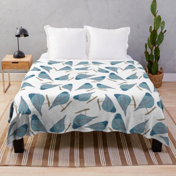 Item preview, Blue bird pattern design designed and sold by DeLislesRT.